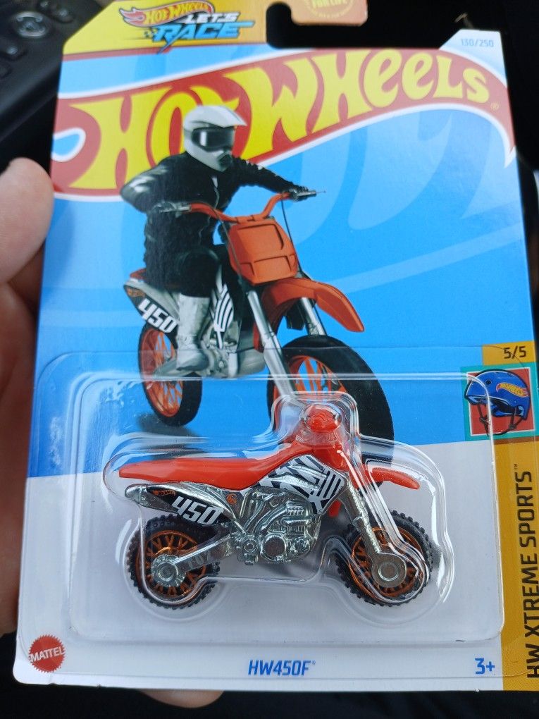 2024 HW45O Dirt Bike 🏍 1:64 Scale Hot Wheels 🔥🛞New ** Buy $20+ Get a Free Random Hot Wheels Sealed
