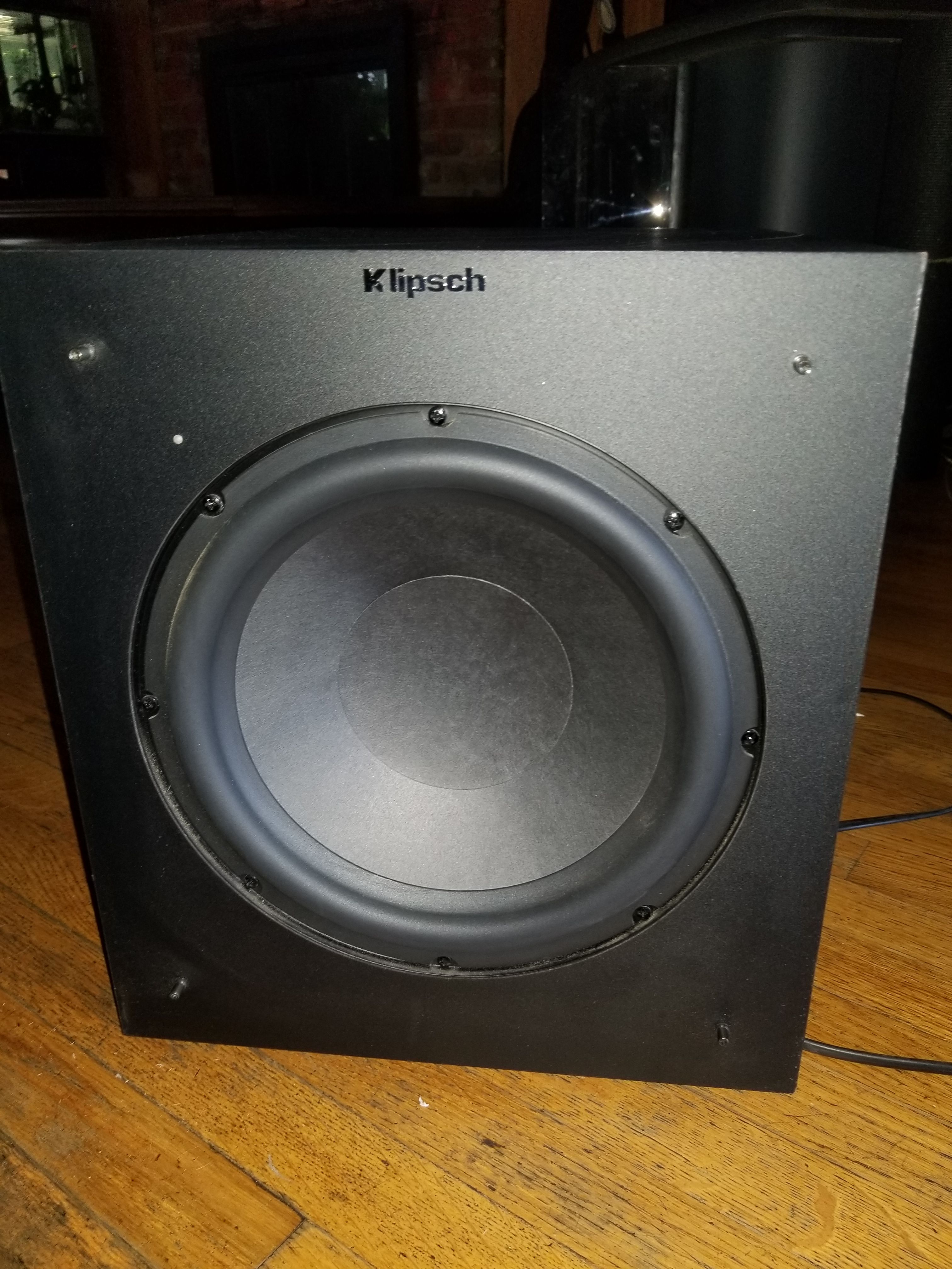 Klipsch k-100sw powered subwoofer