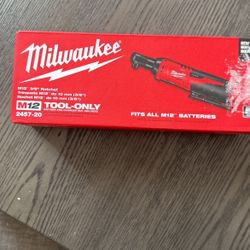 Milwaukee M12 3/8’’ Ratchet Tool Only! 