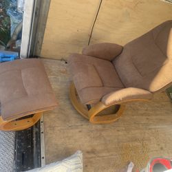 Recliner Chair With Ottoman 