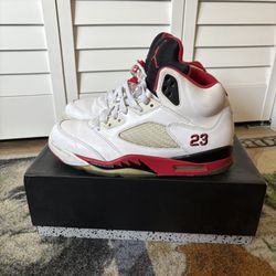🔥 2006 Nike Air Jordan 5 Retro "Fire Red" – Men’s Size 8