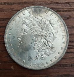 US Morgan Dollar  - 1882-0 Grade MS-63