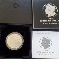 2021 Silver Morgan Dollar Philadelphia