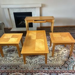 Wood Table Set