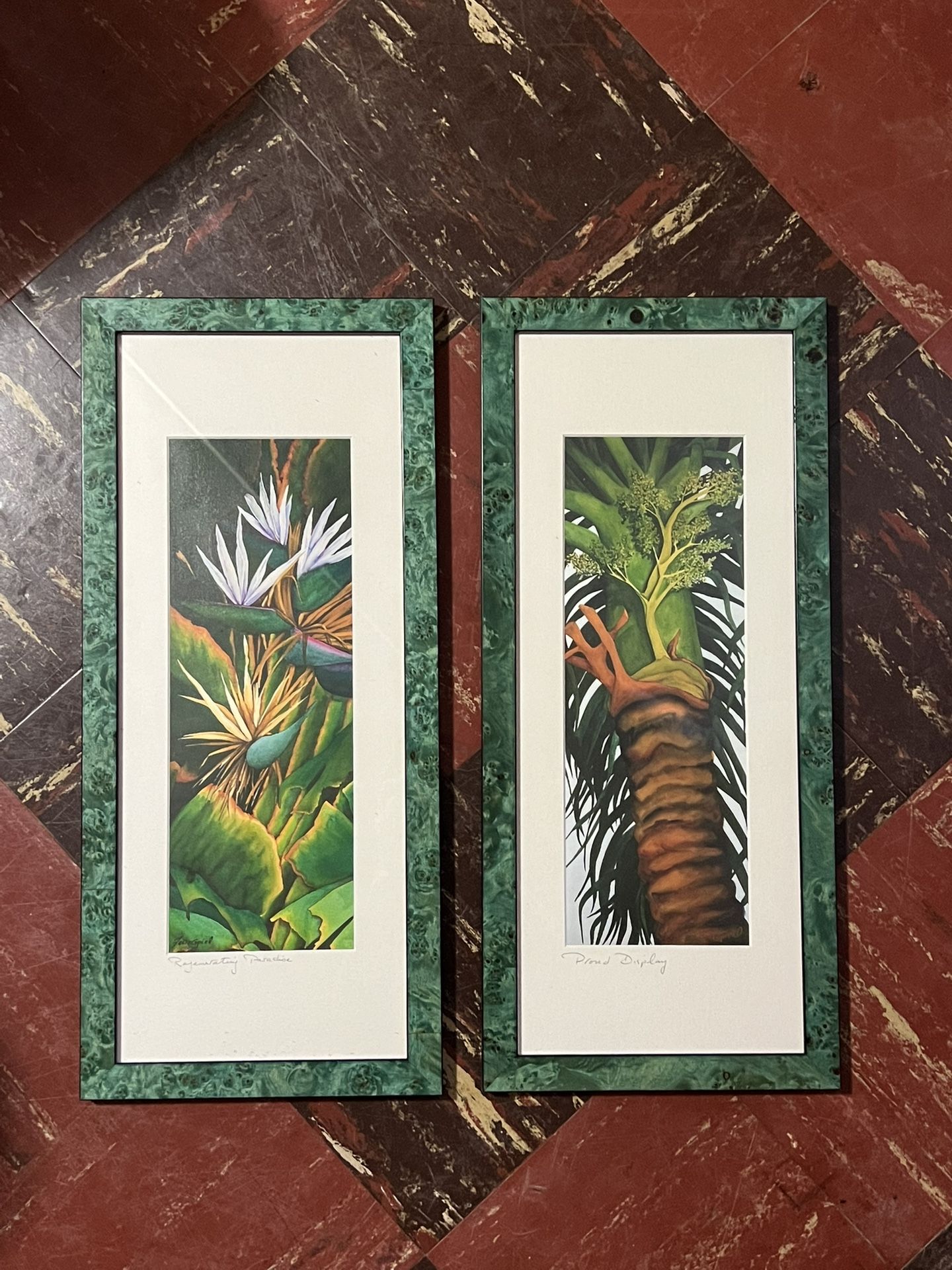 Framed Hawaiian Paintings - Autographed Patrice Federspeil