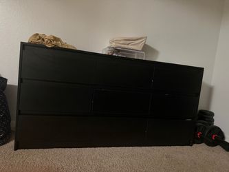 Black 9-Drawer  Dresser