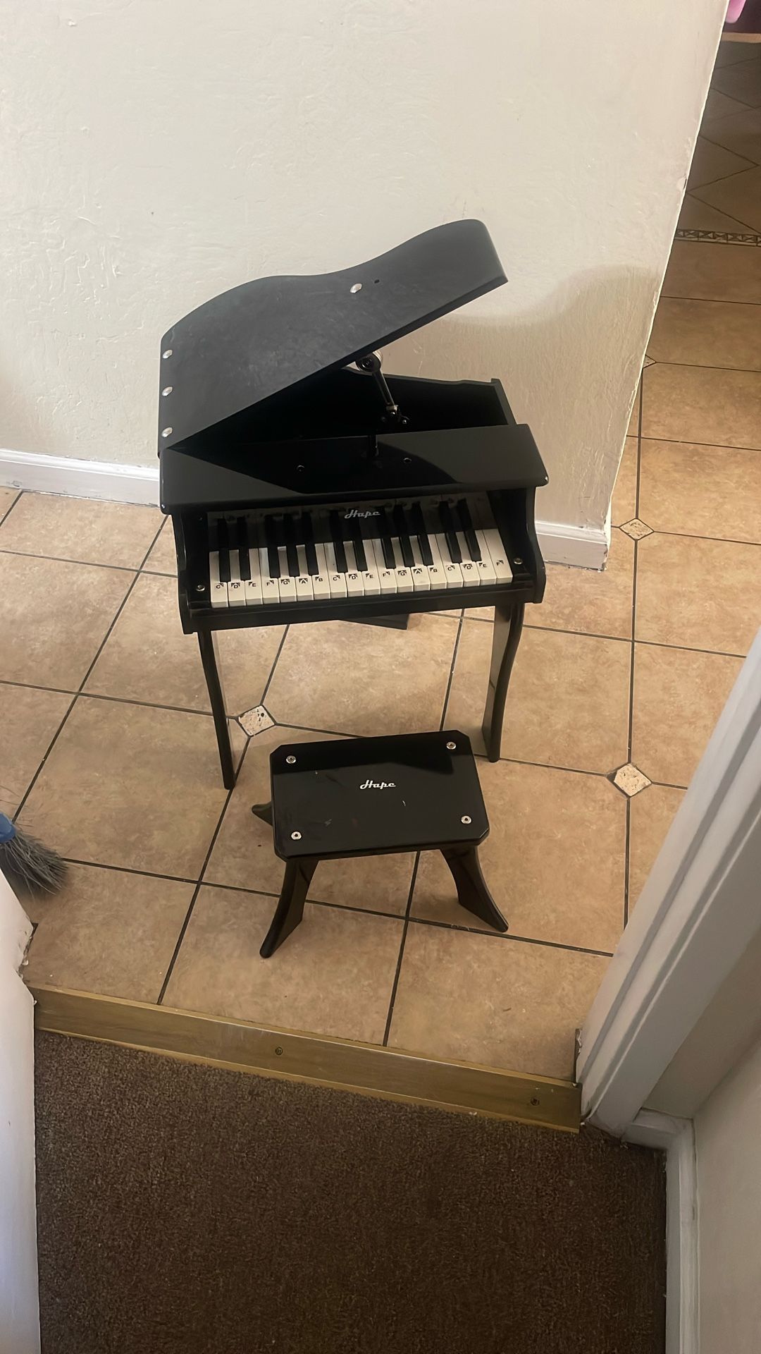 Hope - Toy Piano Kids Classic Grand Black Instrument 🎹