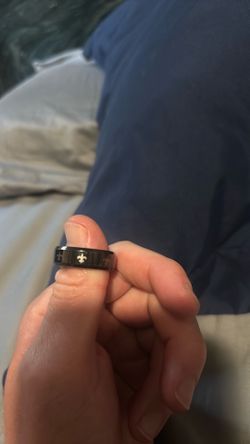 Tungsten Carbide Black Ring Size 10