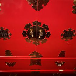 Oriental Lacquered Cabinet