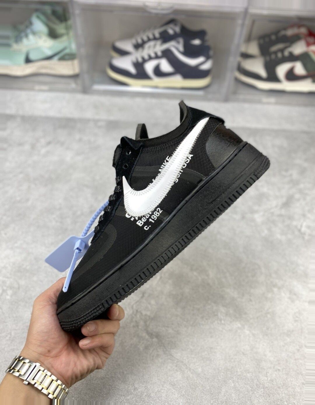 Nike Air Force 1 Low Off White Black White 34 