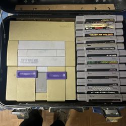 Super Nintendo Plus 12 Games Willing To Trade For Other Gaming. Consoles 