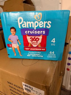 Pampers Cruisers 360 Pull-On Diapers Size 4 – 64 Count