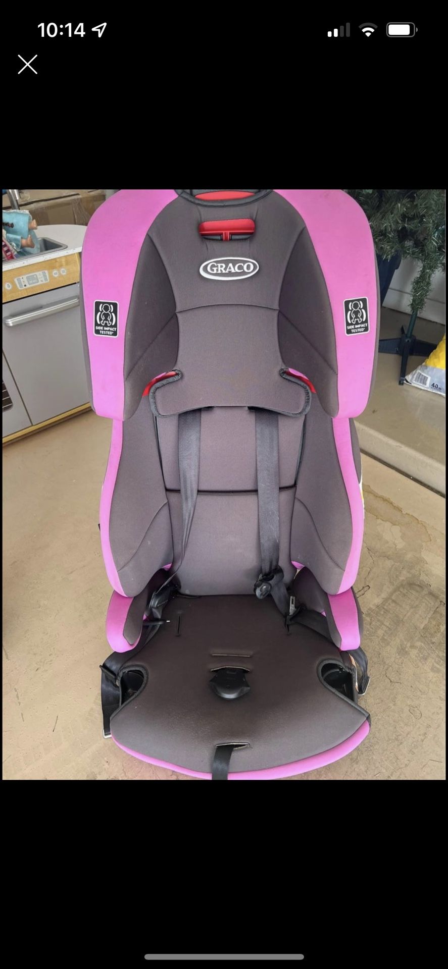 Pink Graco Car Seat