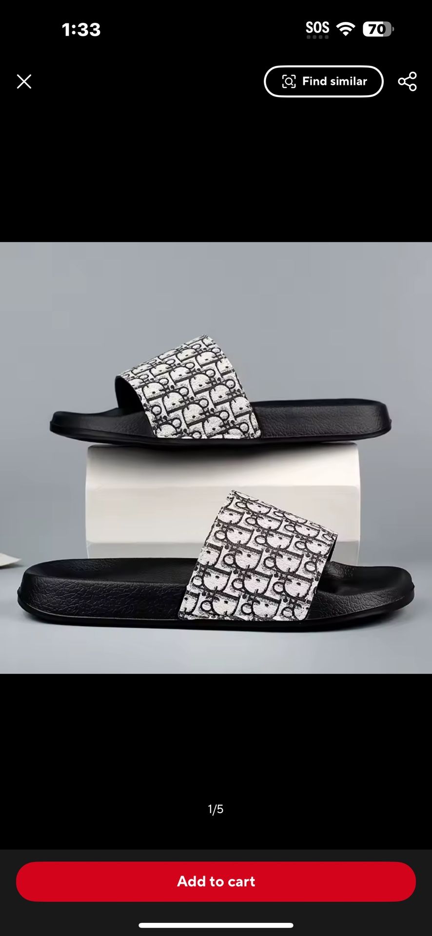 Dior Slides Size 9.5