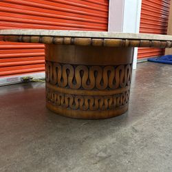 Mid Century Tiki Coffee Table