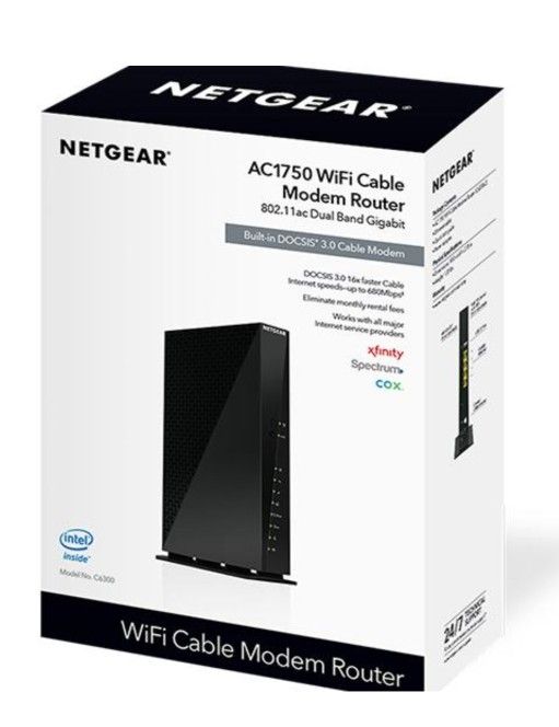 Netgear C6300 AC1750 Wifi Router Modem