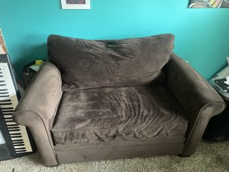 Brown Futon Couch/bed