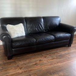 Italian Leather Sofa 