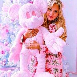 VALENTINES DAY 40" DISNEY PLUSH mickey Mouse 