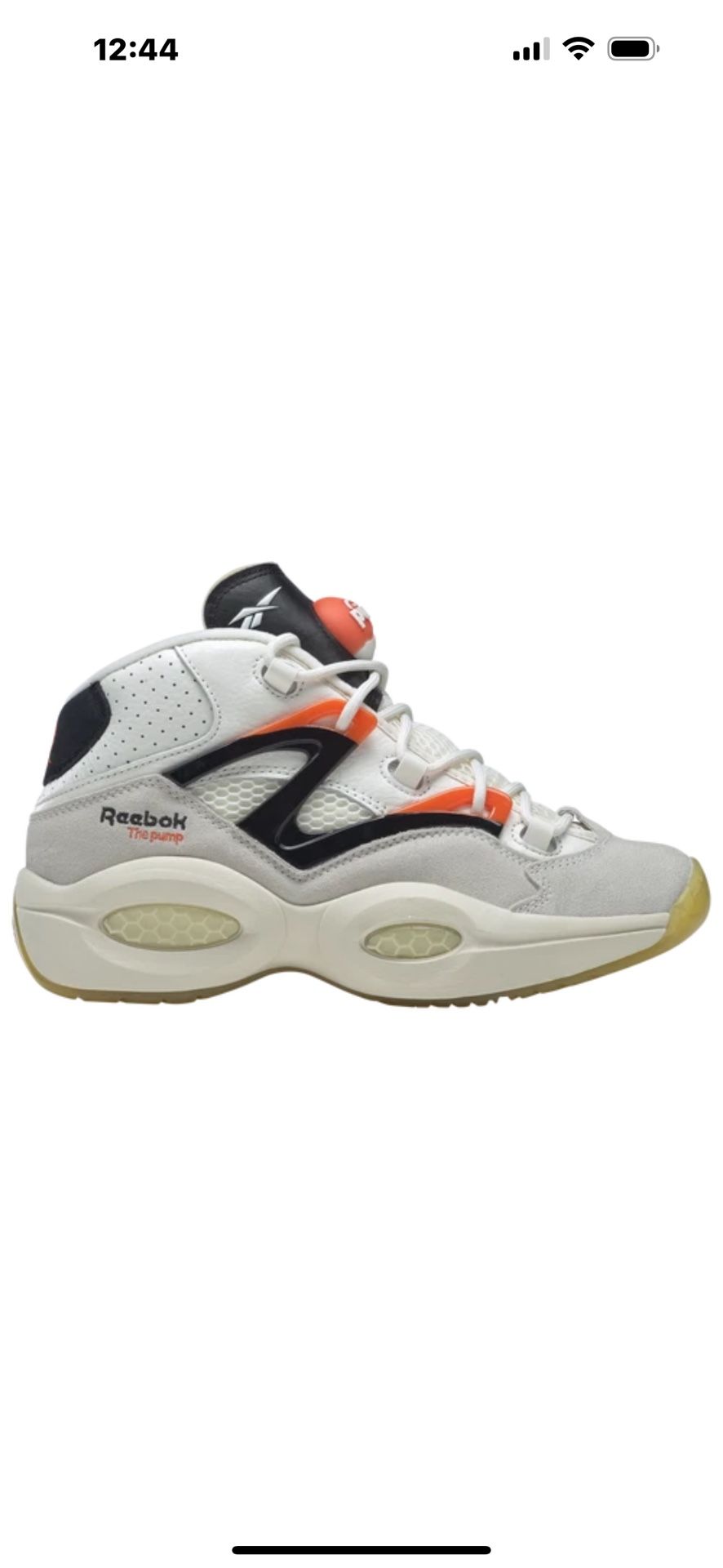 Reebok Question Pump H06490 White Orange/Black