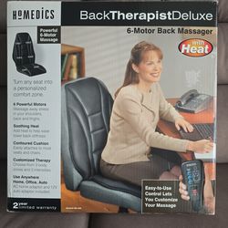 Back Therapist Deluxe powerful 6 Motor Back Massager with heat