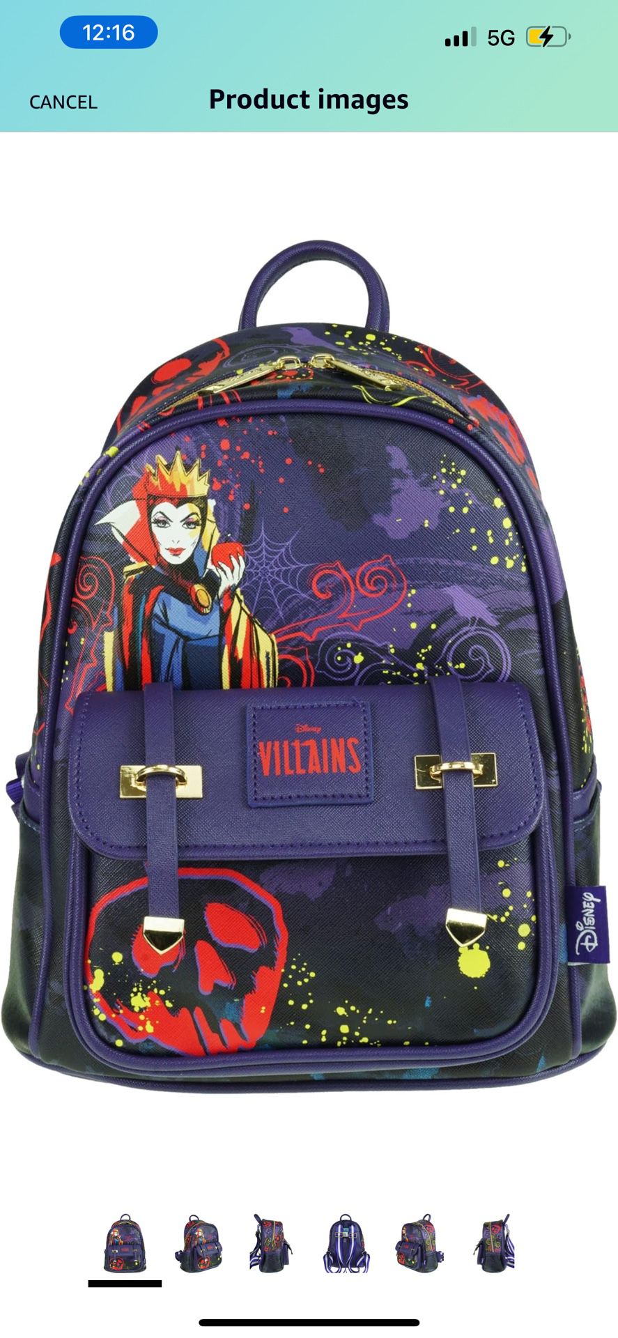 Disney - Maleficent - Evil Queen - Mini Backpack