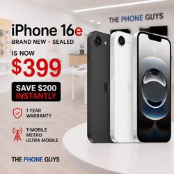 iPhone 16e 6.1” | $5 Down | Payment plan available - (T-Mobile) - Fair