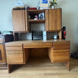 Solid Oak Desk