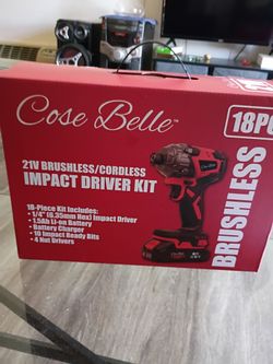 Close Belle. BRUSHLESS 18 piece