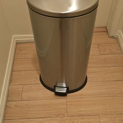 Gray Trashcan