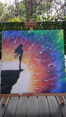 "Let Freedom Reign" - Acrylic on Canvas 11" X 14" - Original