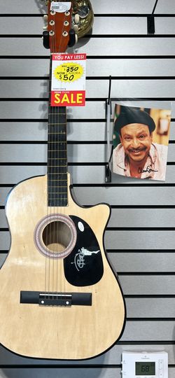 Acoustic Signed Guitar “ Cheech “