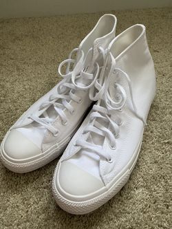 Converse All Star High Tops Never Worn All White
