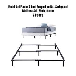 Metal bed frame, Queen ×2