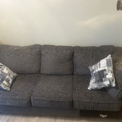 Sectional Grey Couch Set 