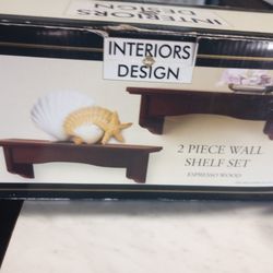 2 Piece Wall Shelf Set