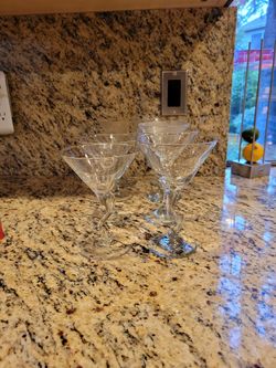 Set Of 8 Margarita Glasses