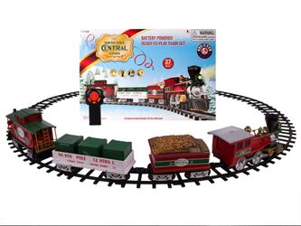 Lionel battery powered ready to play train set 37 pieces
