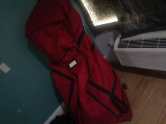 Red Golf Bag Travel Cover or Giant duffle bag