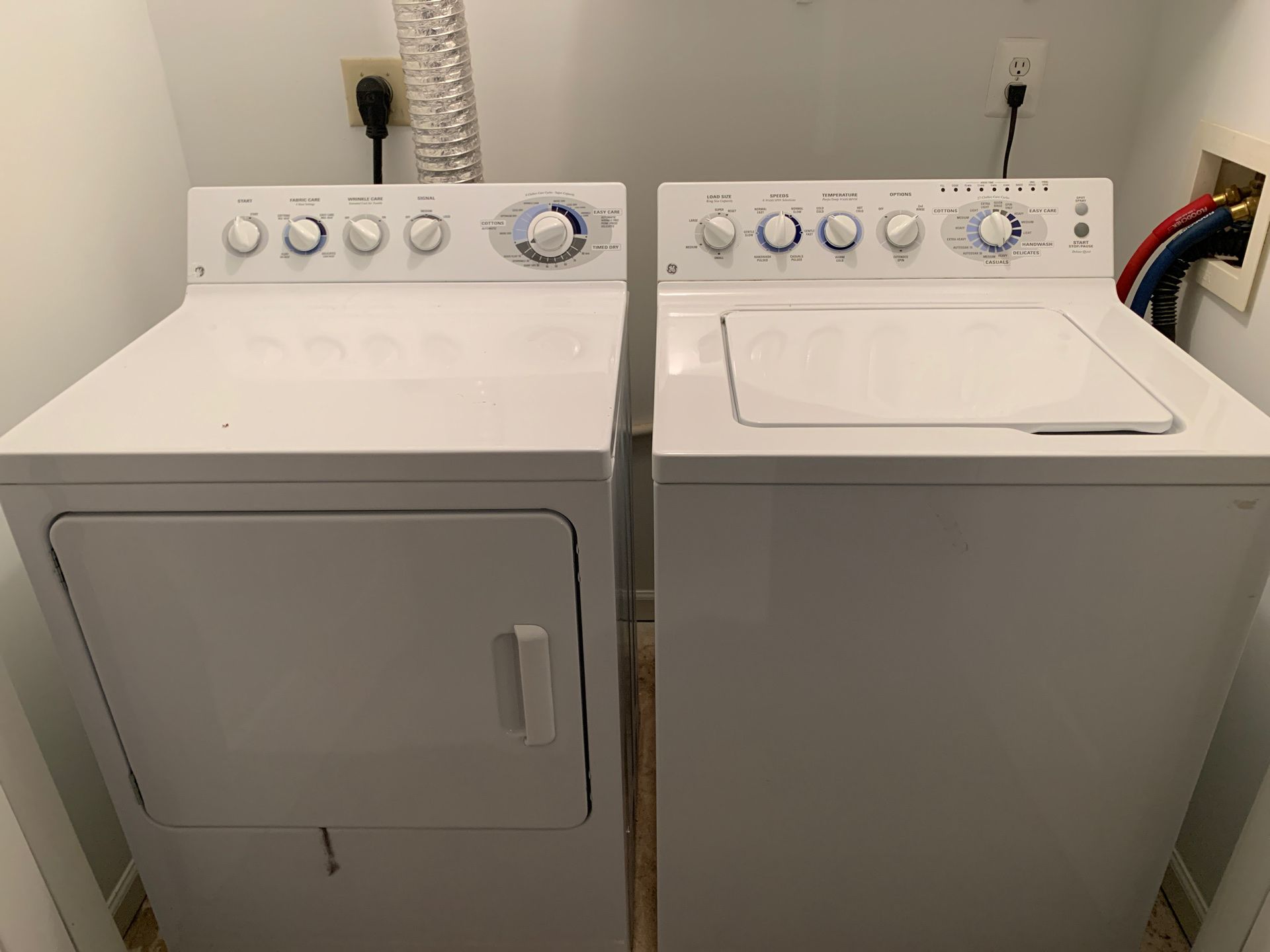 GE General Electric Washer & Dryer set