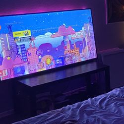 PLAYSTATION , TWO REMOTES, and 55 INCH TCL ROKU TV