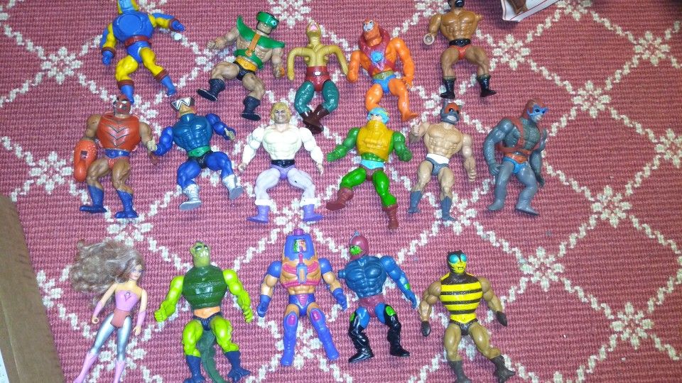 Vintage Motu He-man Action Figures 16 Masters Of The Universe 