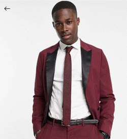 Skinny Tuxedo Suit Jacket 