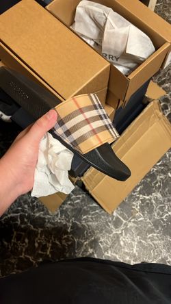 Diors & Burberry slides