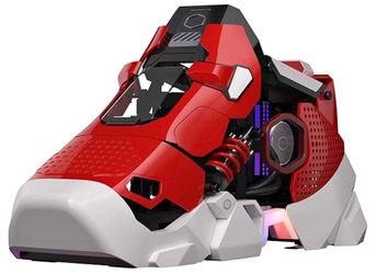 Cooler Master Sneaker-X Mini-ITX PC Case Bundle 360mm AIO 850W PSU Red