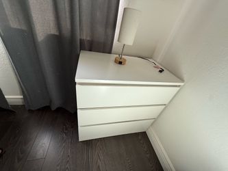 White dresser
