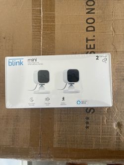 Blink mini camera 2-set brand new in box