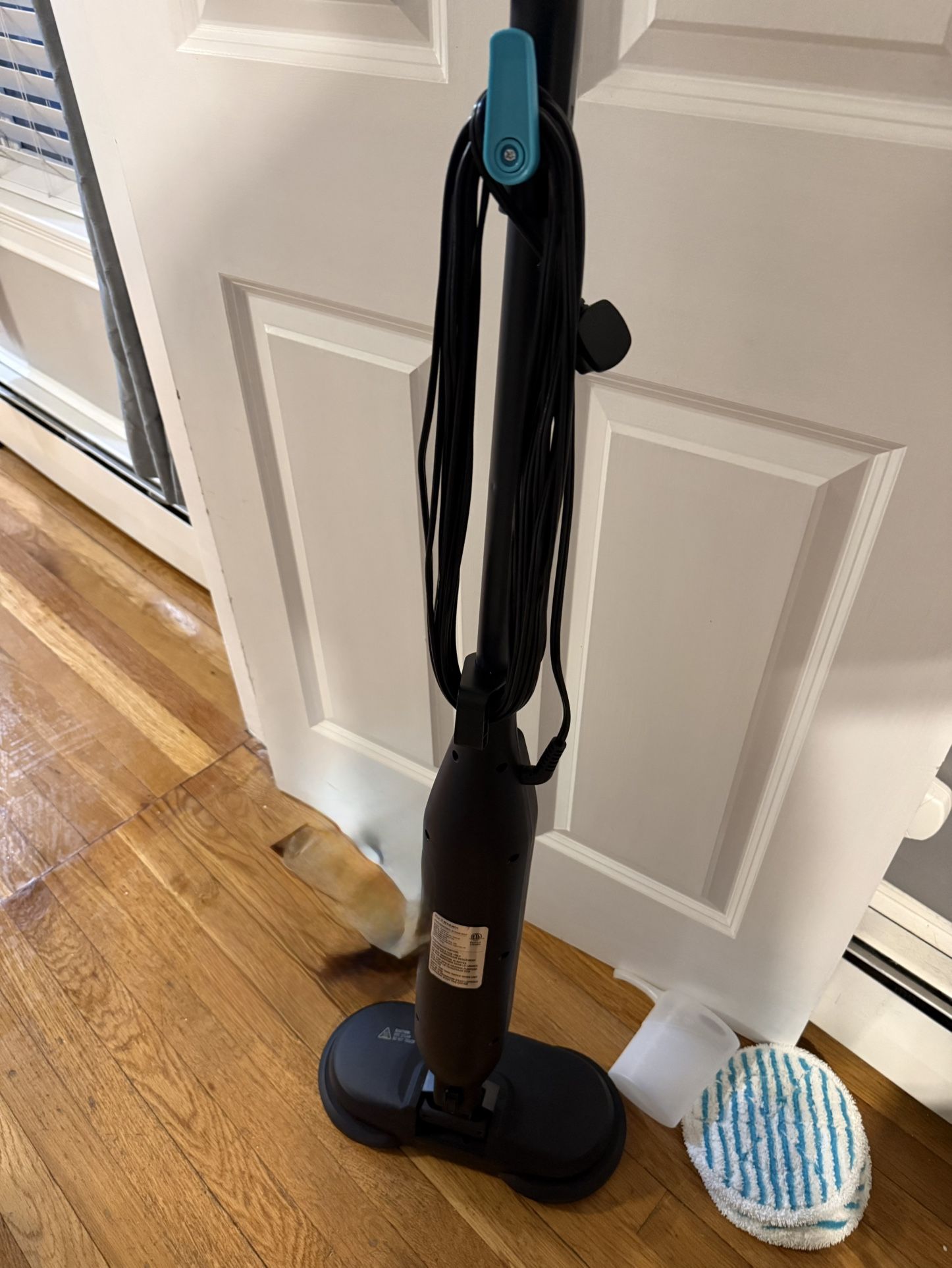 Pursteam ScrubMaster Steam Mop with Dual Scrub Pads