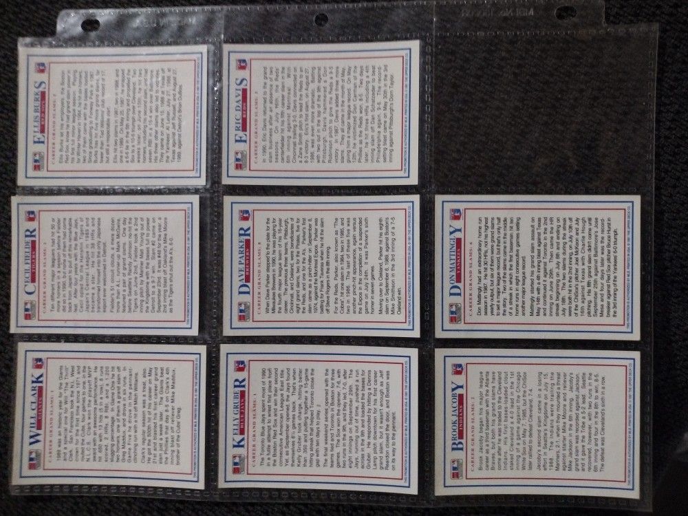 Upper Deck Holographic Baseball Cards.