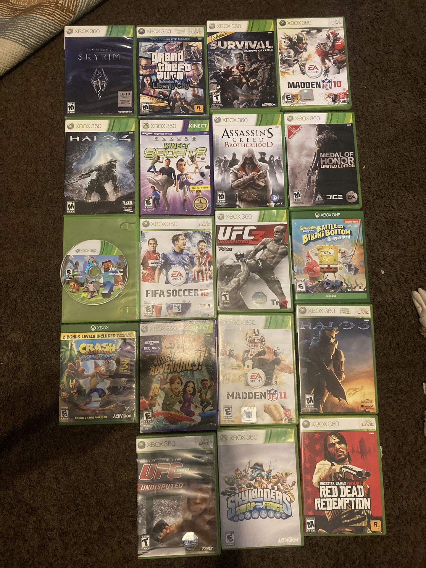 Xbox 360 Games Read Description